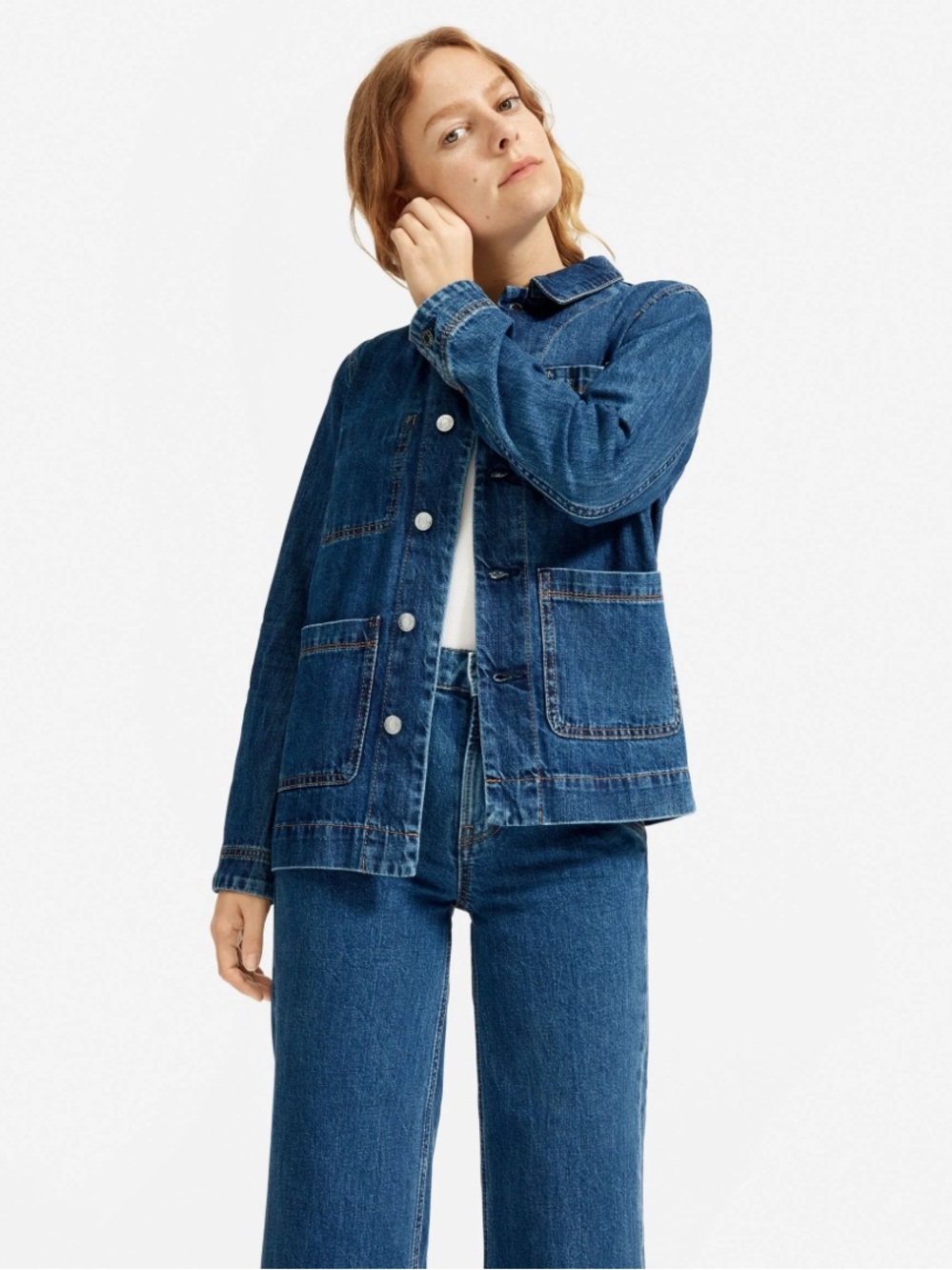 Everlane Denim Chore Jacket Size M